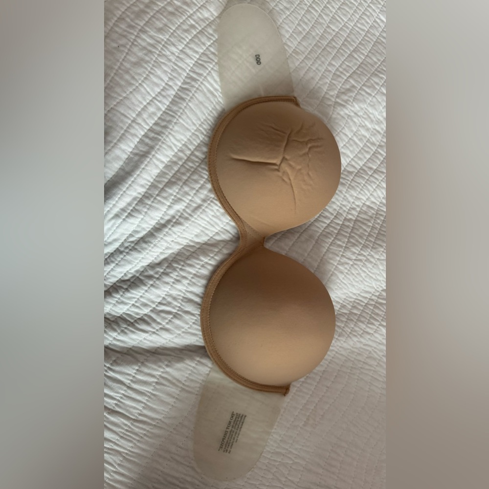 FASHION FORMS Go Bare Backless Strapless Push-Up Bra in Nude DDD cup